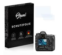 Bruni Screen Protector compatible with Nikon D6 Protector Film, crystal clear Protective Film (Set of 2)