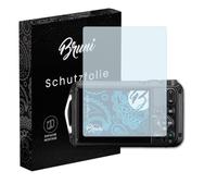 Bruni Screen Protector compatible with Pentax WG-8 Protector Film, crystal clear Protective Film (2X)