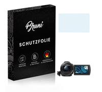 Bruni Screen Protector compatible with Sony FDR-AX43 Protector Film, crystal clear Protective Film (2X)