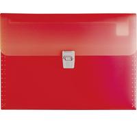 Brunnen 102024023 Fact Folder Translucent Polypropylene Film A4 Pack of 10 - Red