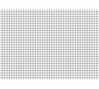 Brunnen 102250200 Map card (A5 checkered, 100 pieces, welded) white White A5 che