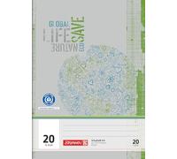 Brunnen 104412001 Recycling School Notebook A4 (16-Page, Simple Booklet)