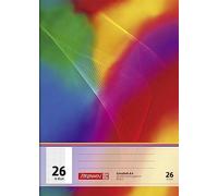 Brunnen 104492611 Exercise Book (A4,16 Sheets, 5 mm Squared, with Margins, Line Style 26), Pack of 10