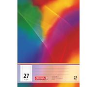 Brunnen 104492702 School Notebook A4 ((16 Sheets, Lined, with Border, ruling 27)