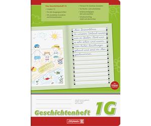 Brunnen 1044991 Story Notebook, Class 1, A4, 16 Pages, Lined, 1G