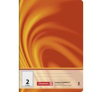 Brunnen 104570202 Exercise Book, A5 Vivendi, 16 Pages, Ruled with a Margin, for