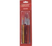 Brunnen 1048932 School Paintbrush Set Triangular 0, 2, 4, 6, 8, 10