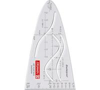 Brunnen 104976401 Parabola/Drawing Template (for School, Unbreakable, Transparent)