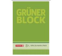 Brunnen 1052438 Notepad/Notepad/Green Block (A5 50 Sheets, 60 g/m²)