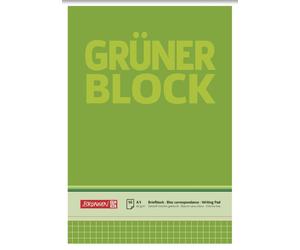 Brunnen 1052438 Notepad/Notepad/Green Block (A5 50 Sheets, 60 g/m²)
