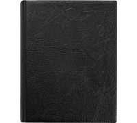 Brunnen 106521090 Ring Binder A6 4X Rings Plastic Cover Lined Insert 50x Pages Black