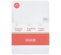 Brunnen 1066302 Ring Binder Pad A5, Checked, 50 Sheets, 70 g/m²