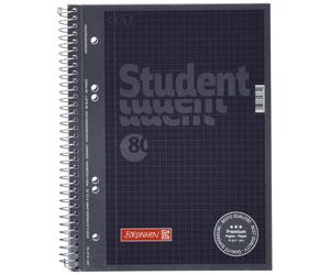 Brunnen 1067152 Notebook/Notepad Student Premium Set Treated Cover with Metallic