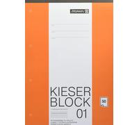 Brunnen A4 Briefpapierblock Kieserblock Schullineatur 1 K, White Single