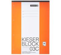 Brunnen A4 Briefpapierblock Kieserblock Schullineatur 3, Pack of 50, White 1 03C