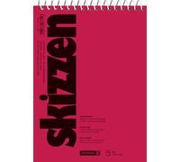 Brunnen (A6 1047650 Drawing/Sketch Pad 30 Sheets 110 g/m² with Spiral)