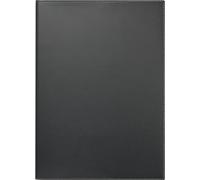 BRUNNEN Book Calendar Model 781 (2025), 2 Pages = 1 Week, A4, 144 Pages, Calendar Cover, Faux Leather, Cassandra, Black