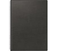 BRUNNEN Book Calendar Model 781 (2025), 2 Pages = 1 W 4, 144 Pages, Plastic Cover, Black