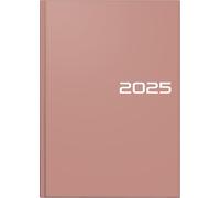 BRUNNEN Book calendar model 795 (2025), 1 page = 1 day, A5, 352 pages, graphic cover, caramel