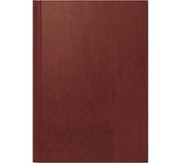 BRUNNEN Book Calendar Model 795 (2025), 1 Page = 1 Day, A5, 352 Pages, Miradur Cover, Wine Red