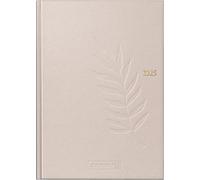 BRUNNEN Book Calendar Model 798 2025 | A5, Cardboard, Hemp