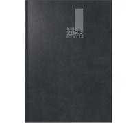 BRUNNEN Book Calendar TimeCenter Model 726 2025 | A5, Plastic, Black