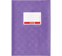 Brunnen Booklet Cover for A4 with Name tag and Structure Embossing/Bast Structure, 1 Envelope a4 Violett