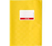 Brunnen Booklet Cover for A4 with Name tag and Structure Embossing/Bast Structure, 1 Envelope a4 Yellow