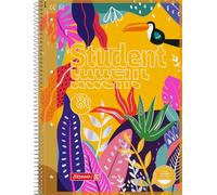 BRUNNEN College Notepad Premium Student "Tropical"