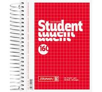 Brunnen Collegeblock Notepad, 4-Part, 70 g/m², A6, Squared Spiral Notebook - 160 Pages