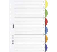 Brunnen Colour Code Binder Index Dividers for Ring Binder Polypropylene A4 225 x