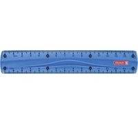 Brunnen Colour Code Ruler for Left and Right-Handed Users, 15 cm, Assorted Colours 15 cm Blau/Azur