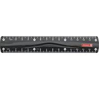 Brunnen Colour Code Ruler for Left and Right-Handed Users, 15 cm, Assorted Colours 15 cm Schwarz/Onyx