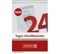 BRUNNEN Daily calendar 2024 1 page = 1 day 65 x 98 mm, slot width 35 mm, white