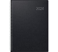 BRUNNEN Daily calendar model 787 2024, 1 page = 1 day, A4, black