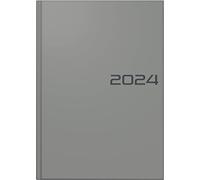 BRUNNEN Daily calendar model 795 2024, 1 page = 1 day, sheet size 14.5 x 20.6 cm, grey