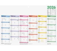 BRUNNEN DATAline 2026 Blackboard Calendar A4 Landscape