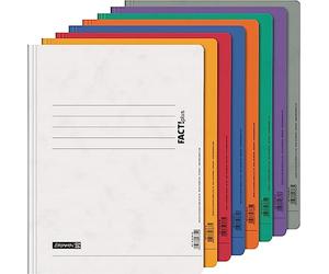 BRUNNEN Fact!Plus File Folder Set of 8 A4