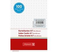 BRUNNEN Index Cards A7 Dotted