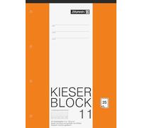 Brunnen Kieser Drawing Pad A4 5 mm Squared Paper with Margin 210 x 298 mm 150 GSM 25 Sheets