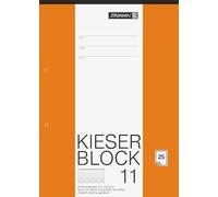 Brunnen Kieser Drawing Pad A4 5 mm Squared Paper with Margin 210 x 298 mm 150 GSM 25 Sheets
