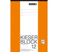 Brunnen Kieser Drawing Pad A4 Unlined with Margin 210 x 298 mm 150 GSM 25 Sheets