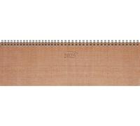 BRUNNEN Landscape Appointment Book Model 771 2025 | 326 x 102 mm, Cardboard, Copper