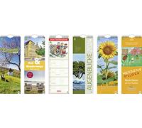 BRUNNEN Monthly calendar 2024, 1 page = 1 month, 15.5 x 48 cm, white