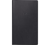 BRUNNEN Monthly Calendar Model 740 2023 Sheet Size 7.8 x 15.3 cm Black