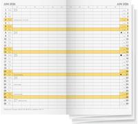 BRUNNEN Monthly Replacement Calendar Model 746 2026 | 87 x 153 mm