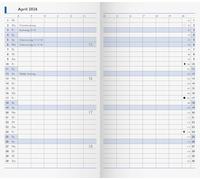 BRUNNEN Monthly Replacement Calendar Model 750 2026 | 87 x 153 mm, Cardboard, White