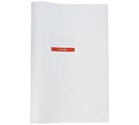 Brunnen Notebook Cover A4 White Film Book Protectors with Sign, Pack of 10