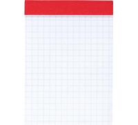 BRUNNEN Notepad | A7, Squared, 50 Sheets, red