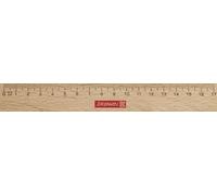Brunnen Office, School Ruler 17 cm Wood Beech VE20